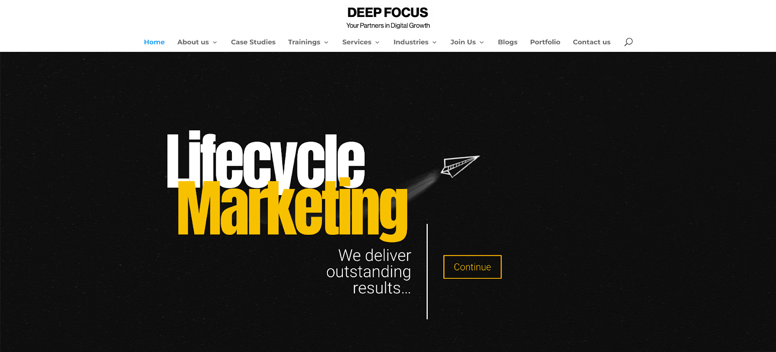 Deep focus website