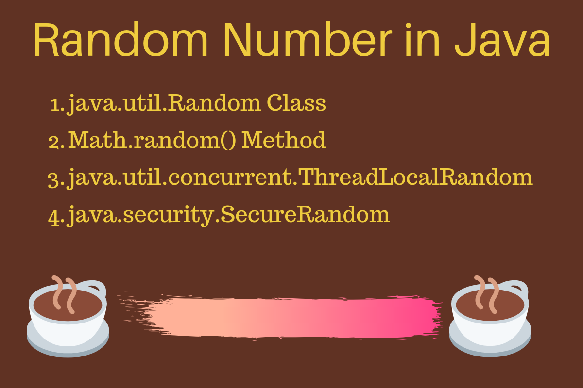 Random Number Generator in Java