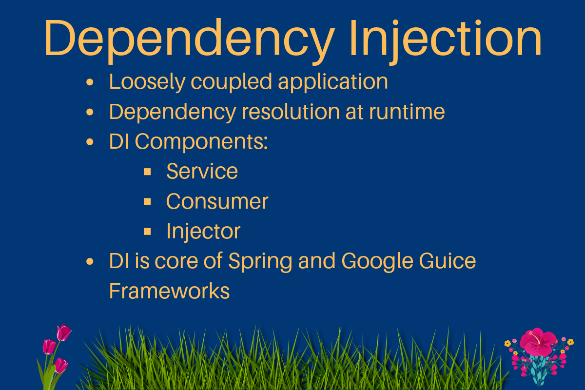 Java Dependency Injection - DI Design Pattern Example Tutorial