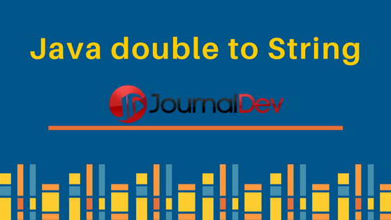 Java Convert double to String