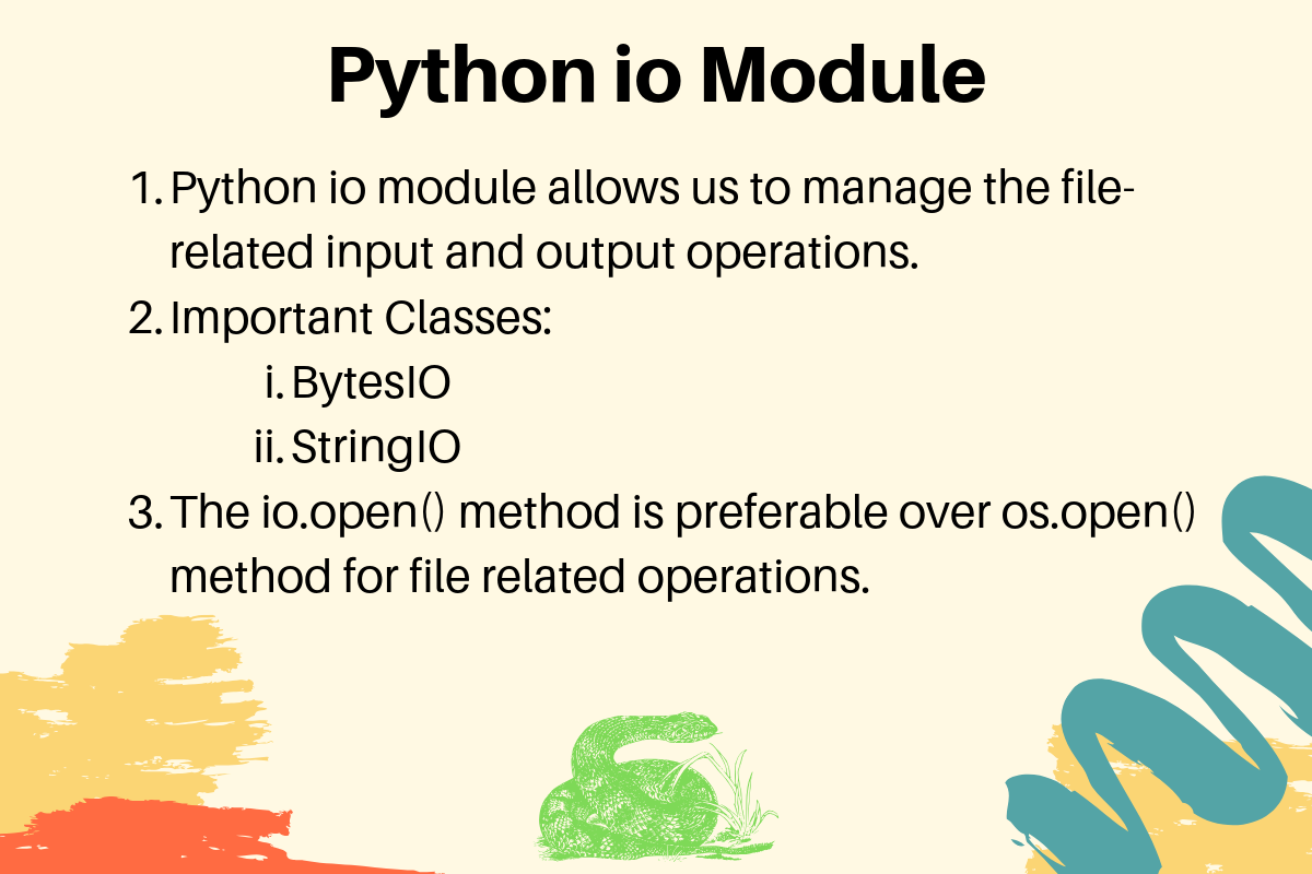 Python io - BytesIO, StringIO