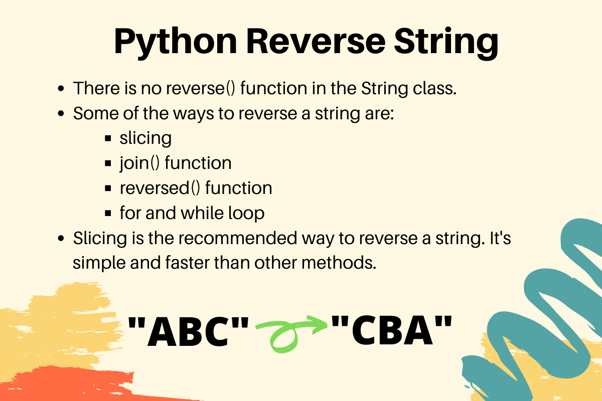 Python Reverse String - 5 Ways and the Best One