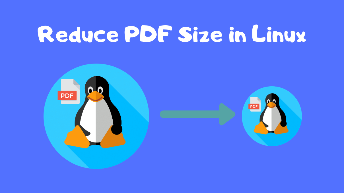 Reduce PDF File Size in Linux