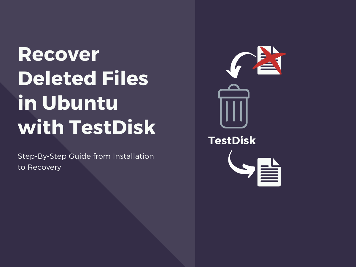 How to Install TestDisk on Linux and Recover Deleted Files