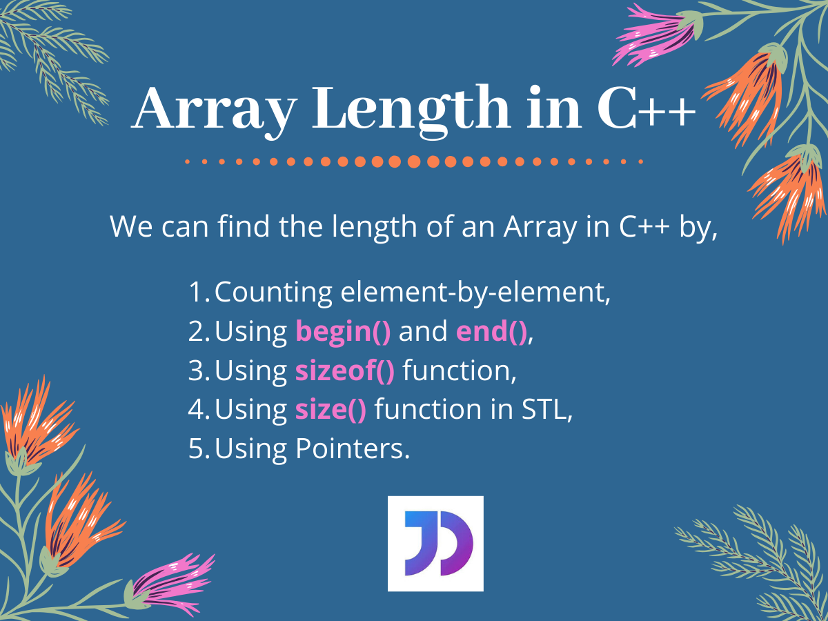 Find Array Length in C++