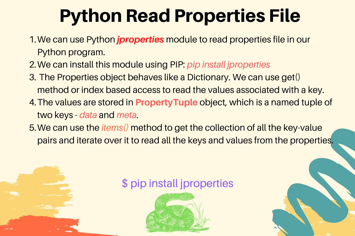 How to Read Properties File in Python?